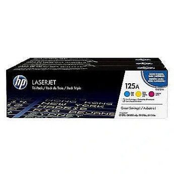 Hewlett Packard HP 125A for Color LaserJet CP1210/CP1510/CM1312 series C,Y,M (1.400 pages each)