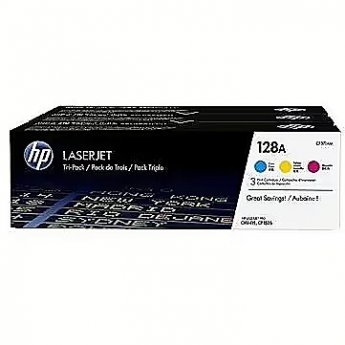 Hewlett Packard HP 128A for Color LaserJet CM1415/CP1525 series C,Y,M (1.300 pages each)