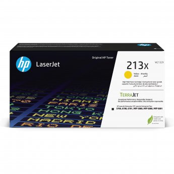 Hewlett Packard HP 213X YLW ORIGINAL LASERJET TONER CRTG