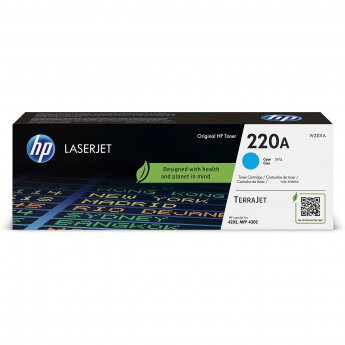 Hewlett Packard HP 220A Cyan Original LaserJet Toner Cartridge
