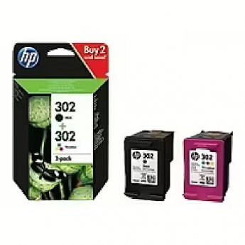 Hewlett Packard HP 302 Ink Cartridge Combo 2-Pack