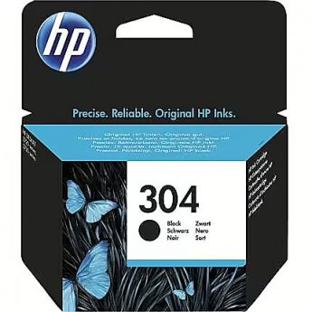 Hewlett Packard HP 304 Black Original Ink Cartridge (120 pages)