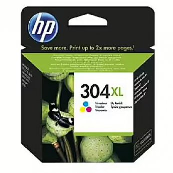 Hewlett Packard HP 304XL Tri-color Original Ink Cartridge (300 pages)