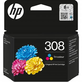 Hewlett Packard HP 308 TRI-COLOR ORIGINAL INK EN/DE/FR/IT/PT/ES CARTRIDGE