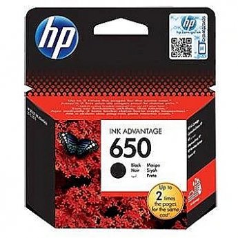 Hewlett Packard HP 650 Black Original Ink Advantage Cartridge (360 pages)