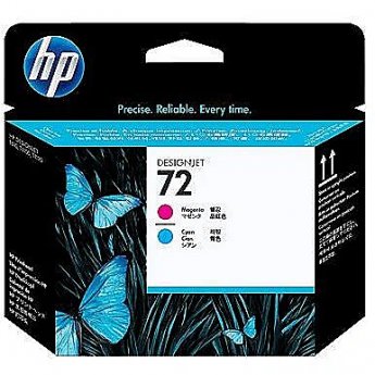 Hewlett Packard HP 72 Printhead magenta and cyan Vivera
