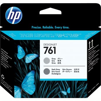 Hewlett Packard HP 761 Druckkopf gray + und dark gray