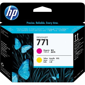 Hewlett Packard HP 771 printhead magenta + gelb