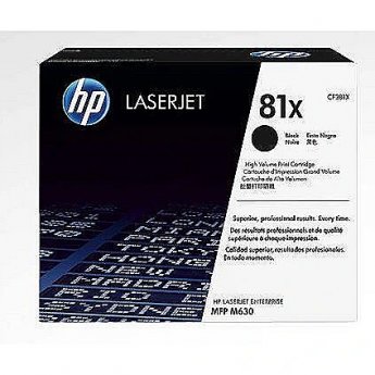 Hewlett Packard HP 81X High Yield Black Toner LJ Enterpr