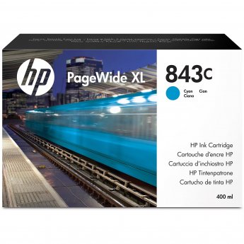 Hewlett Packard HP 843C ink cartridge cyan 400ml