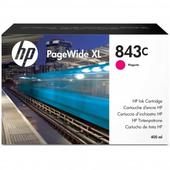 Hewlett Packard HP 843C ink cartridge magenta 400ml