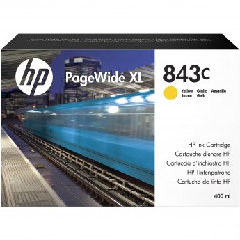 Hewlett Packard HP 843C ink cartridge yellow 400ml