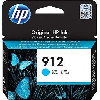 Hewlett Packard HP 912 Cyan Ink 3YL77AE