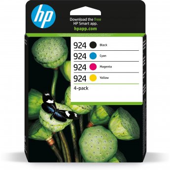 Hewlett Packard HP 924 CMYK 4-PACK BLISTER ORIGINAL INK CARTRIDGE