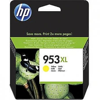 Hewlett Packard HP 953XL High Yield Yellow Original Ink Cartridge (1600 pages)