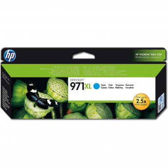 Hewlett Packard HP 971XL Ink Cyan OJ Pro X451 X551 DW Printer X476 X576 DW MFP 6600 pages
