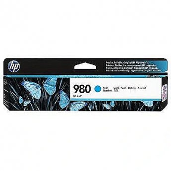 Hewlett Packard HP 980 Cyan Ink Office jet Enterprise