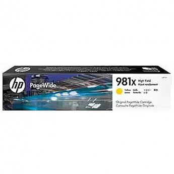 Hewlett Packard HP 981X High Yield Yellow Original PageWide Cartridge (10.000 pages)