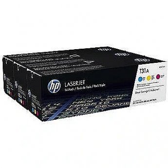 Hewlett Packard HP Toner 131A CYM Tri pack (U0SL1AM)