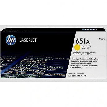 Hewlett Packard HP Toner 651A yellow HV
