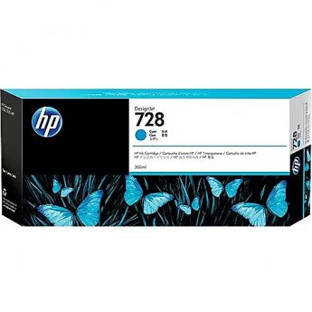 Hewlett Packard Ink 728 300ml Cyan F9K17A