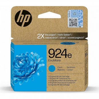 Hewlett Packard Ink 924e Cyan 4K0U7NE
