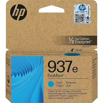 Hewlett Packard Ink 937e Cyan 4S6W6NE