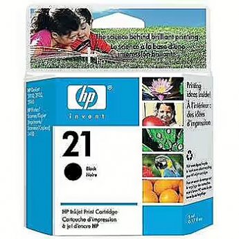 Hewlett Packard INK CARTRIDGE BLACK NO.21/5ML