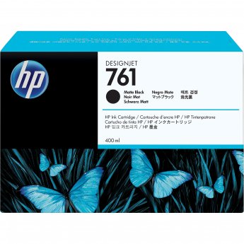 Hewlett Packard INK CARTRIDGE NO 761 400ML MATTE BLACK DESIGNJET
