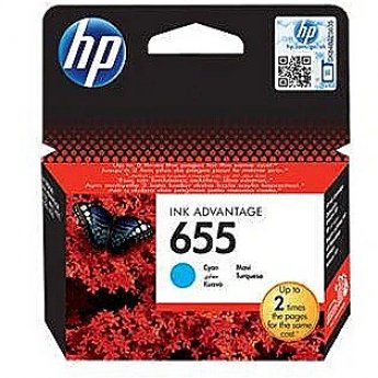 Hewlett Packard Ink HP 655 cyan
