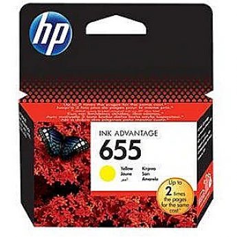 Hewlett Packard Ink HP 655 yellow