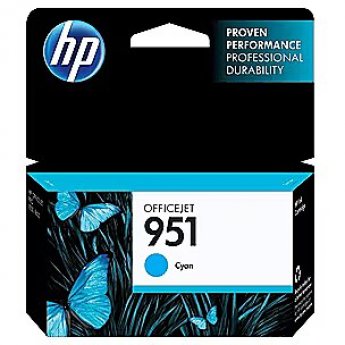 Hewlett Packard Ink HP 951 cyan |  Officejet Pro 8610/8620