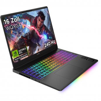 Hewlett Packard MAX 16-ak0174ng (black, AMD Ryzen AI 7 350, NVIDIA GeForce RTX 5070 Ti, 32 GB DDR5, 1 TB (1 TB zero), without operating system)