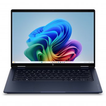 Hewlett Packard OmniBook X Flip 14-kc0005nn - Ryzen AI 7 450 (8C) 50 NPU TOPs,  32GB LPDDR5X 7500 on-board, 512GB PCIe Gen4 Value, AMD Radeon 860M Graphics, Touch/14.0 2K (1920x1200) Brightview 400 nits, Athmospheric Blue, Win 11 Home, 1 years