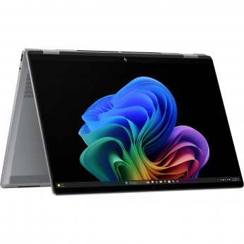 Hewlett Packard OmniBook X Flip AI 16-ar0007nn - Ryzen AI 5 340, 16GB, 512GB SSD, 16 2K 400-nit Touch, 5MP IR cam, US backlit keyboard, 68Wh, Meteor silver, Win 11 Home, 1 years