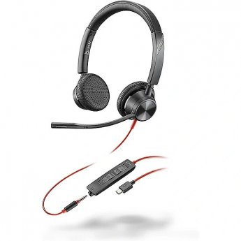 Hewlett Packard Poly Blackwire 3325 Stereo Microsoft Teams Certified USB-C Headset