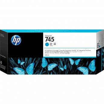 Hewlett Packard Tinte 745 Tintenpatrone Cyan 300 ml