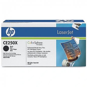 Hewlett Packard TONER BLACK FOR CP3525, HI CAP
