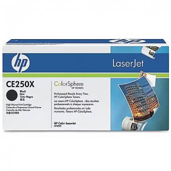 Hewlett Packard TONER BLACK FOR CP3525, HI CAP