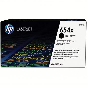Hewlett Packard TONER CARTRIDGE 654X BLACK .