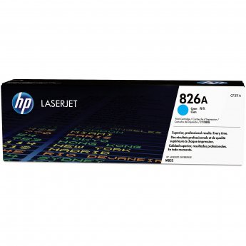 Hewlett Packard TONER CARTRIDGE 826A CYAN .