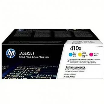 Hewlett Packard Toner HP 410X black 3pack |  3x5000pgs | LaserJet Pro M452/M377/M477