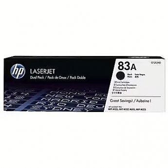 Hewlett Packard Toner HP 83A Black dual pack