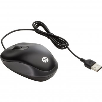 Hewlett Packard Travel Mouse, USB, Black
