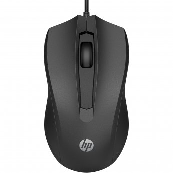 Hewlett Packard Wired Mouse 100, Black