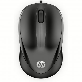 Hewlett Packard Wired Mouse 1000, Black