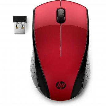 Hewlett Packard Wireless Mouse 220, Red