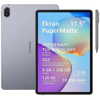 Huawei MatePad 11.5 (2025) PaperMatte Edition, 8GB/256GB, Space Gray + M-Pencil (3rd Gen)