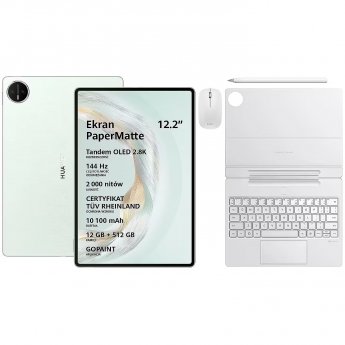 Huawei MatePad Pro 12.2 (2025), 12GB/512GB, Green + Keyboard + Stylus + Mouse