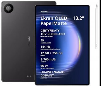 Huawei MatePad Pro Max 13,2" 12/256GB szary + M-Pencil Pro